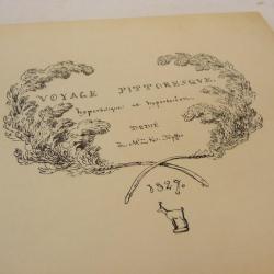 Livre Le voyage pittoresque, hyperbolique et hyperboréen 1944