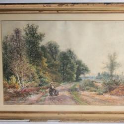 Aquarelle Peinture Armand CASSAGNE 1864