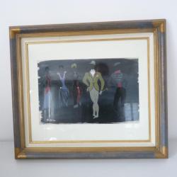 Grand Dessin original Claude BLEYNIE 1957