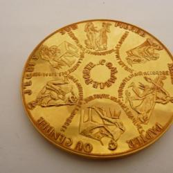 Grande Médaille de voeux en Bronze DEVIGNE