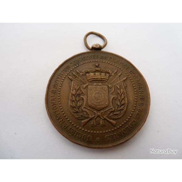 M�daille de tir Communes de France Alg�rie et Colonies