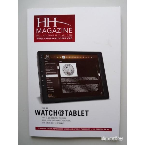 Livre HH N3 Magazine Horlogerie Montres 2010