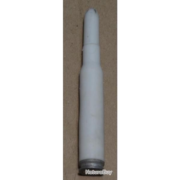 Rare Cartouche � blanc d'exercice arm�e francaise 30 06