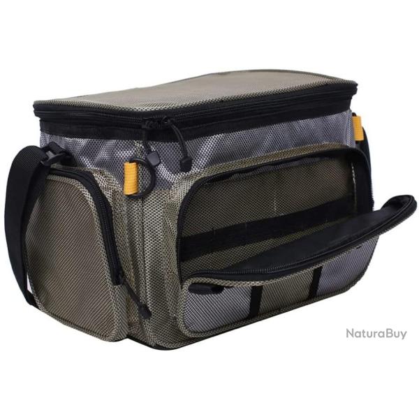 Sac de p�che gris 35 x 20 x 20 cm - Sac de rangement - Livraison gratuite et rapide