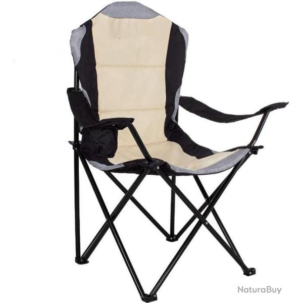 Chaise pliante avec porte gobelet - Camping, p�che, etc. LIVRAISON GRATUITE ET RAPIDE