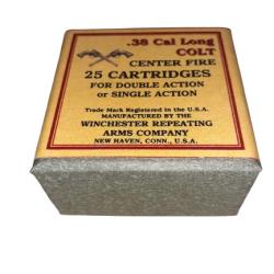 38 LC (Long Colt): Reproduction boite cartouches (vide) WIN 8770823