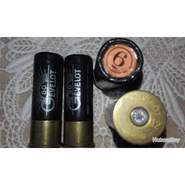 une belle cartouche de collection � douille en carton  (GEVELOT 80)