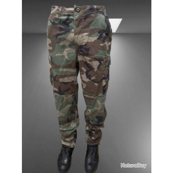 Treillis de combat US Woodland  Taille S / Taille 38 Tour de taille 76 cm-Tour de bassin 94 cm