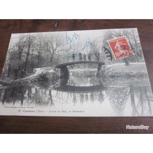 CP  Dpt  81  CASTRES JARDIN DU MAIL