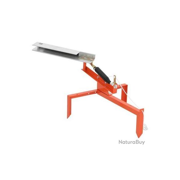 Lanceur de Plateau de BALL TRAP Cible de lanceur d'argile Acier Manuel Rouge Acier TOP ENCHERE