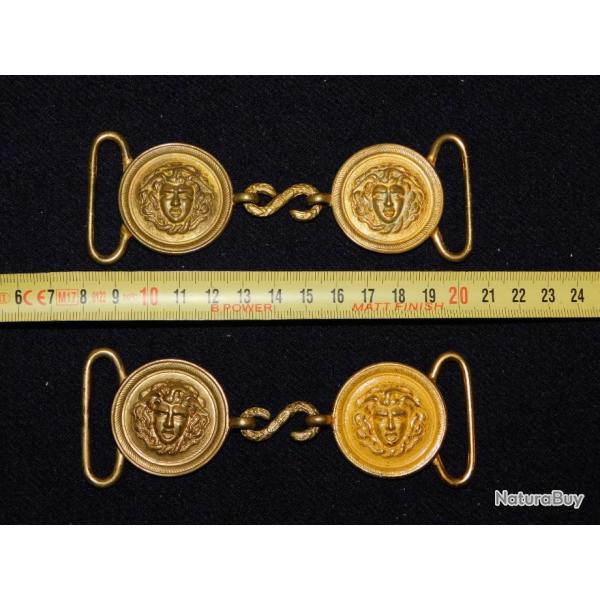 BOUCLES CEINTURON GENDARMERIE MOBILE / GARDE REPUBLICAINE -  GRANDE TENUE MODELE 1947