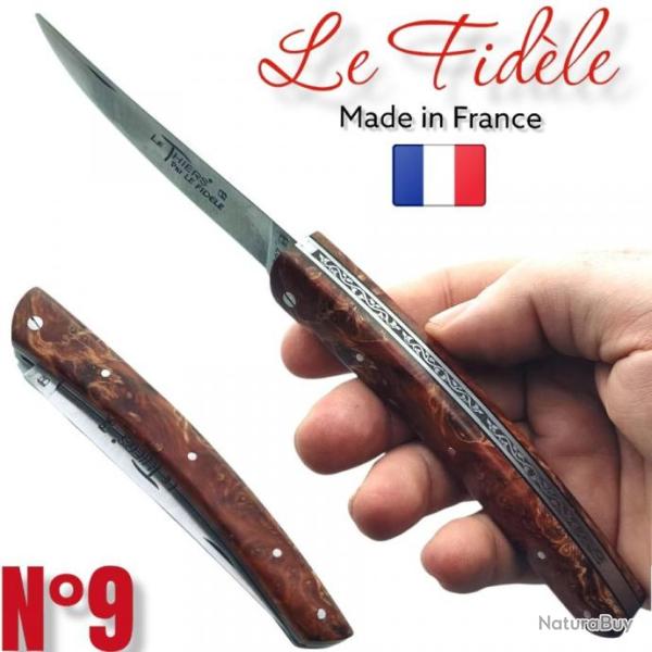 COUTEAU THIERS LE FIDELE FRANCE BOIS PRECIEUX COUTEAU  LAGUIOLE N�9