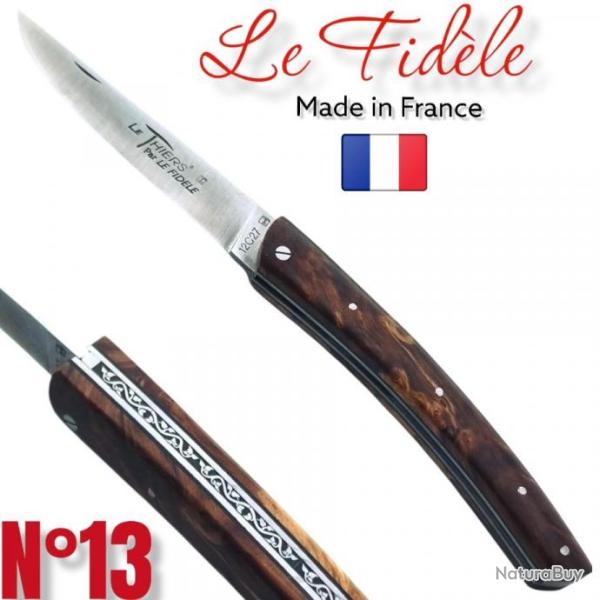 COUTEAU THIERS LE FIDELE FRANCE BOIS PRECIEUX COUTEAU  LAGUIOLE N�13