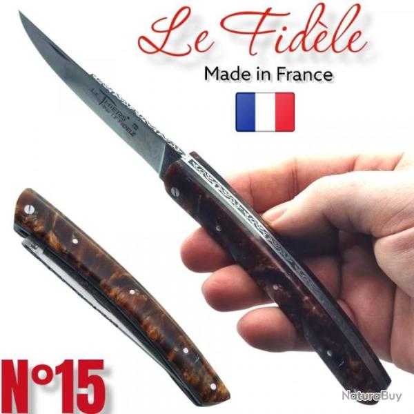 COUTEAU THIERS LE FIDELE FRANCE BOIS PRECIEUX COUTEAU  LAGUIOLE N�15