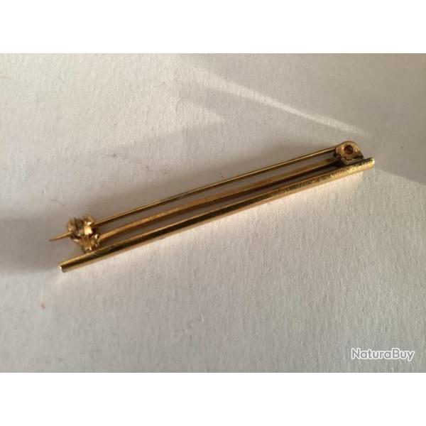 barrette dor�e - porte m�dailles r�duction (miniatures) - 3 places