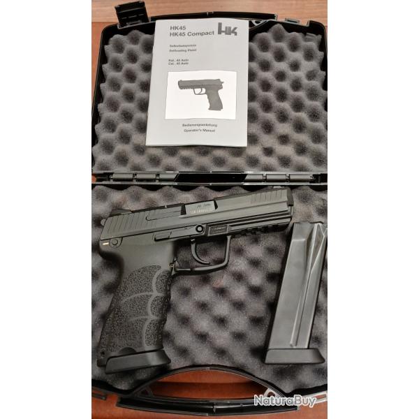HECKLER & KOCH HK45 .45ACP V1 SA/DA 4.5"