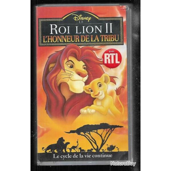 le roi lion II l'honneur de la tribu  vhs disney
