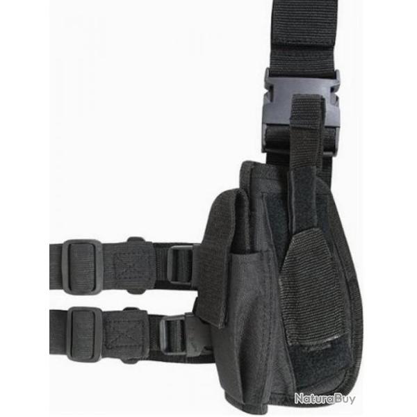  Holster de cuisse gaucher Viper NOIR