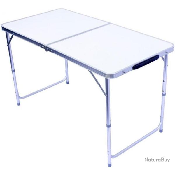 Table de camping pliante 120 x 60 cm - Livraison gratuite et rapide