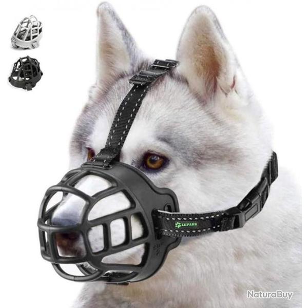 Museli�re pour chiens moyens - L�ger et durable - Noir - Livraison gratuite et rapide