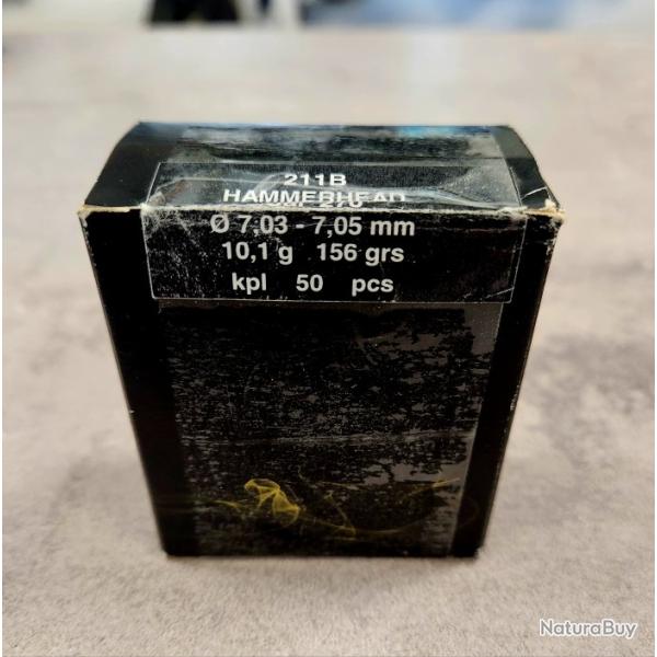 50 Ogives SAKO Hammerhead Cal 270 156 Gr