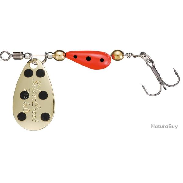 CUILLERE DAIWA TOURNANTE SILVERCREEK 6GR NPC Gold Red Black