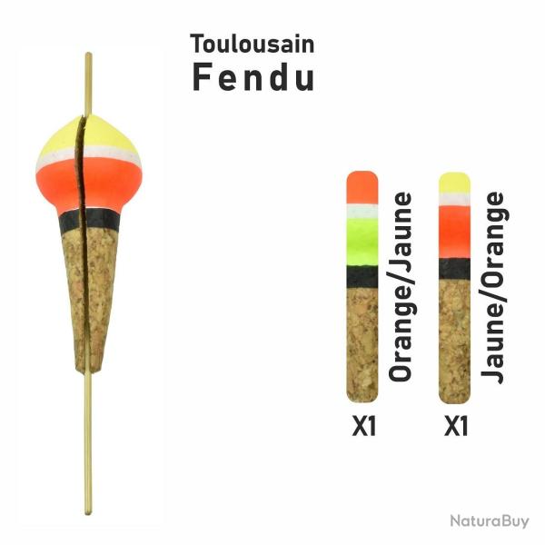 FLOTTEUR TOULOUSAIN LIEGE FENDU PAR 2 4gr