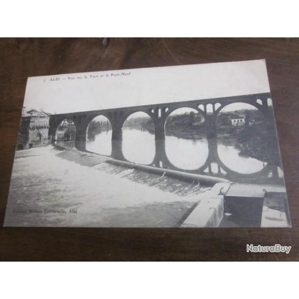CP  Dpt  81 ALBI PONT NEUF  VUE SUR LE TARN