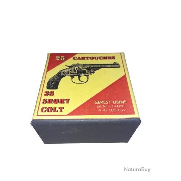 38 Short COLT: Reproduction boite cartouches (vide) GU 8783746