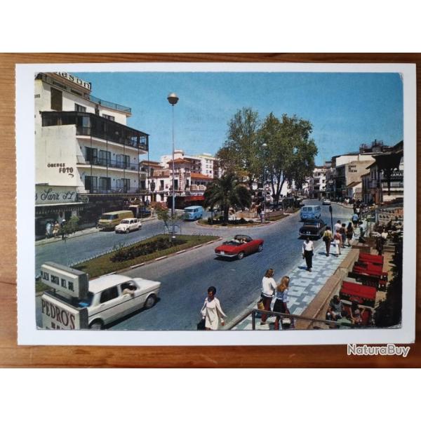 Carte postale Torremolinos Espagne Alfa Romeo Simca Seat