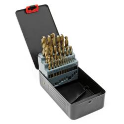 Jeu de 25 forets h&eacute;lico&iuml;daux diam&egrave;tre 1-13 mm 135&deg; per&ccedil;age de m&eacute;tal set m&egrave;che atelier 16_0002709