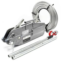 C&acirc;ble de traction jusqu'&agrave; 3200 kg avec 20 m de c&acirc;ble diam&egrave;tre 16mm pour tirer, tendre et soulever 1