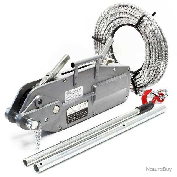 Cble de traction jusqu' 3200 kg avec 20 m de cble diamtre 16mm pour tirer, tendre et soulever 1