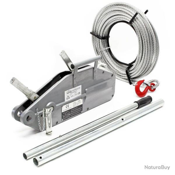 C�ble traction jusqu'� 1600 kg 20 m c�ble diam�tre 11 mm pour tirer, tendre et soulever 16_0002832