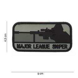 Patch 3D PVC Major League Sniper Noir & Gris (101 Inc)