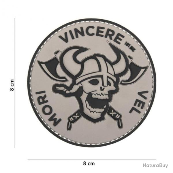 Patch 3D PVC Mori Vincere Gris (101 Inc)