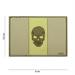 Patch 3D PVC Italie w/ Skull Desert (101 Inc)