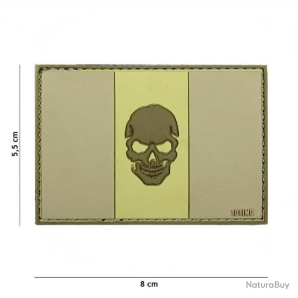 Patch 3D PVC Italie w/ Skull Desert (101 Inc)