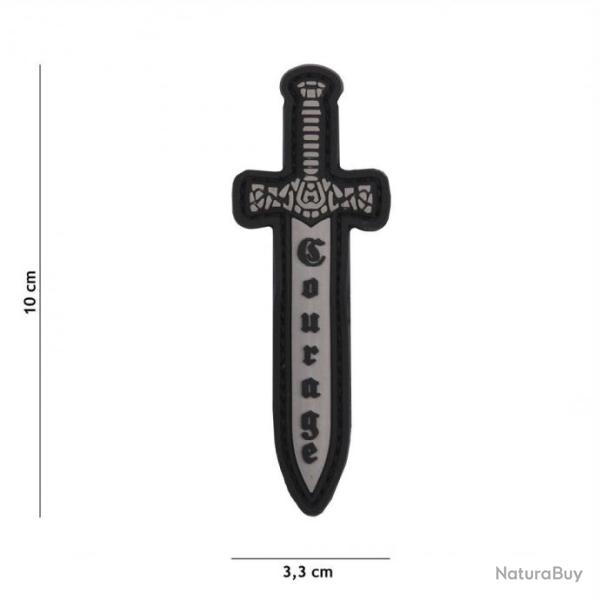 Patch 3D PVC Sword Courage (101 Inc)