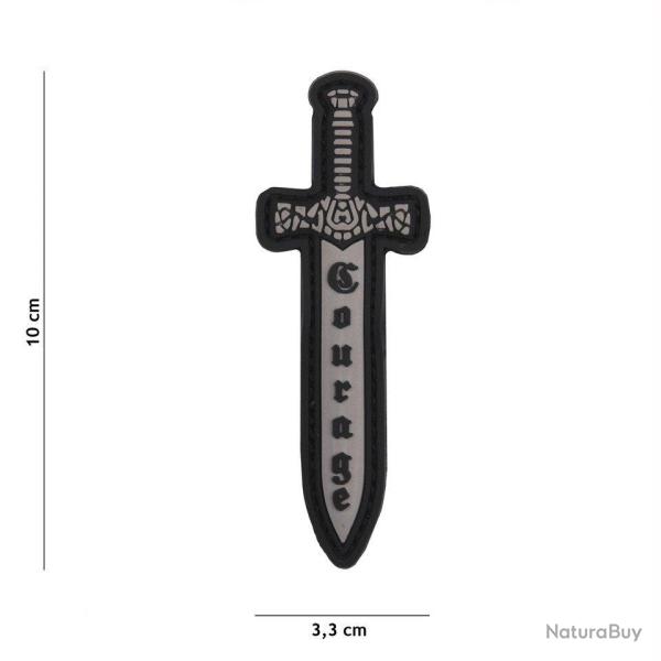 Patch 3D PVC Sword Courage (101 Inc)