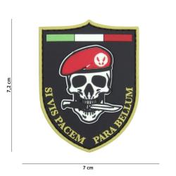 Patch 3D PVC Si Vis Pacem Noir (101 Inc)