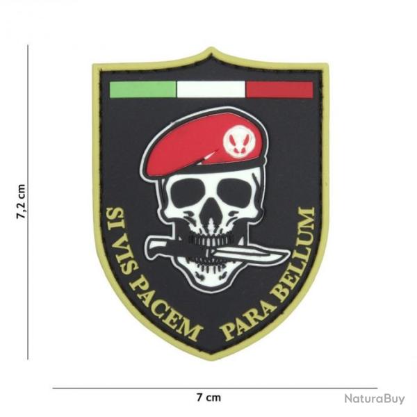 Patch 3D PVC Si Vis Pacem Noir (101 Inc)
