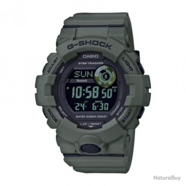 Montre Tactique CASIO G-SHOCK Couleur Verte de Haute Qualit� Anti Choc Bluetooth� Smart