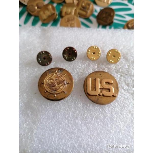 Lot de collars troupe arm�e us TRANSPORTATION ET US original 1