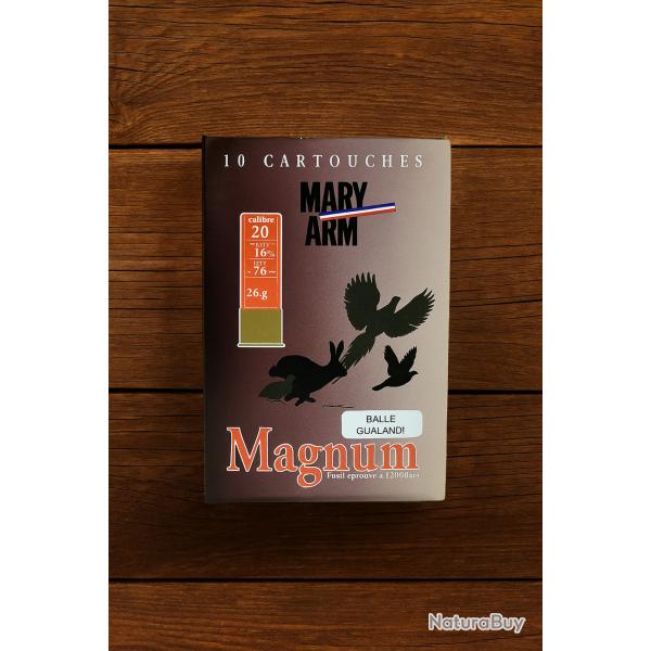 Munitions Mary Arm Cal.20 Gualandi  - Bo�te de 10 - PRIX MINI