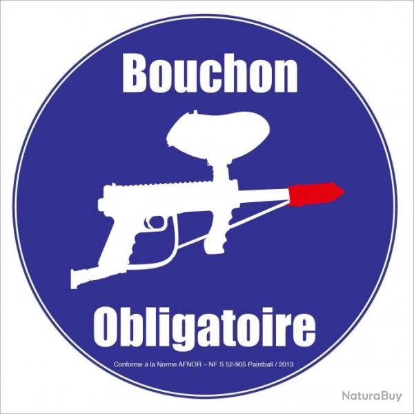 Panneau NF bouchon de Canon 30x30cm