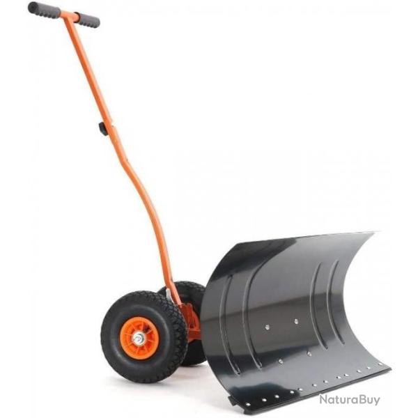 Pelle � neige sur roues r�glable en angle et hauteur - D�neigeur - Livraison gratuite et rapide