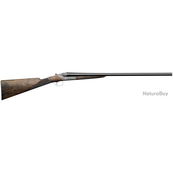 Fusil BERETTA 486 Newston juxtapos� crosse anglaise mono d�tente s�lective cal.12/76 canon de 71
