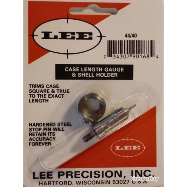Jauge de longueur d'�tui LEE pour calibre 44/40