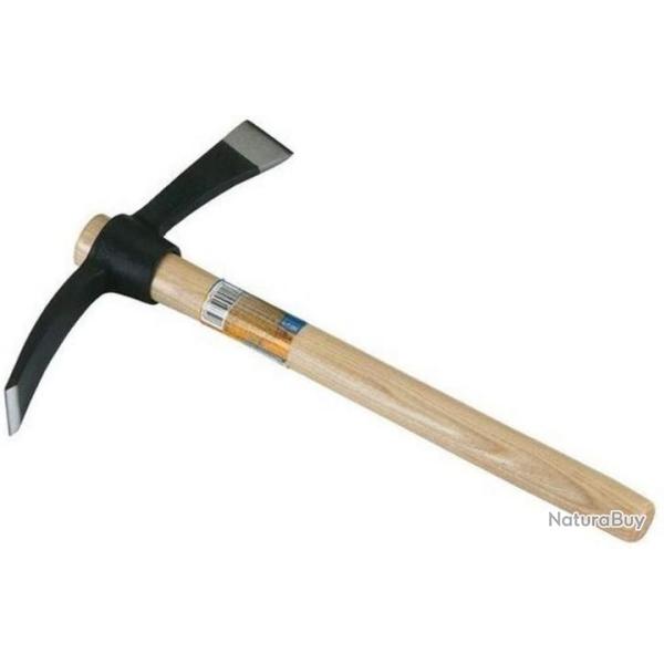 TOP ENCHERE - Pioche ergonomique avec manche en bois - Livraison gratuite et rapide